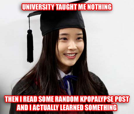 Unfortunately I'm stupidier than IU